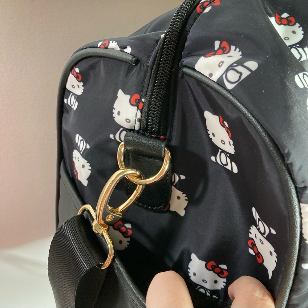 Hello Kitty Pattern Weekender Overnight Duffel Ba… - image 7